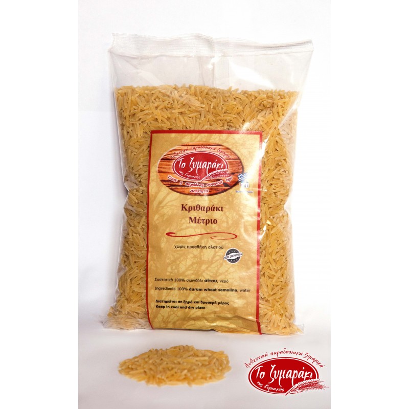Κριθαράκι μέτριο ''Νηστίσιμο'' ''Το ζυμαράκι'' 500gr