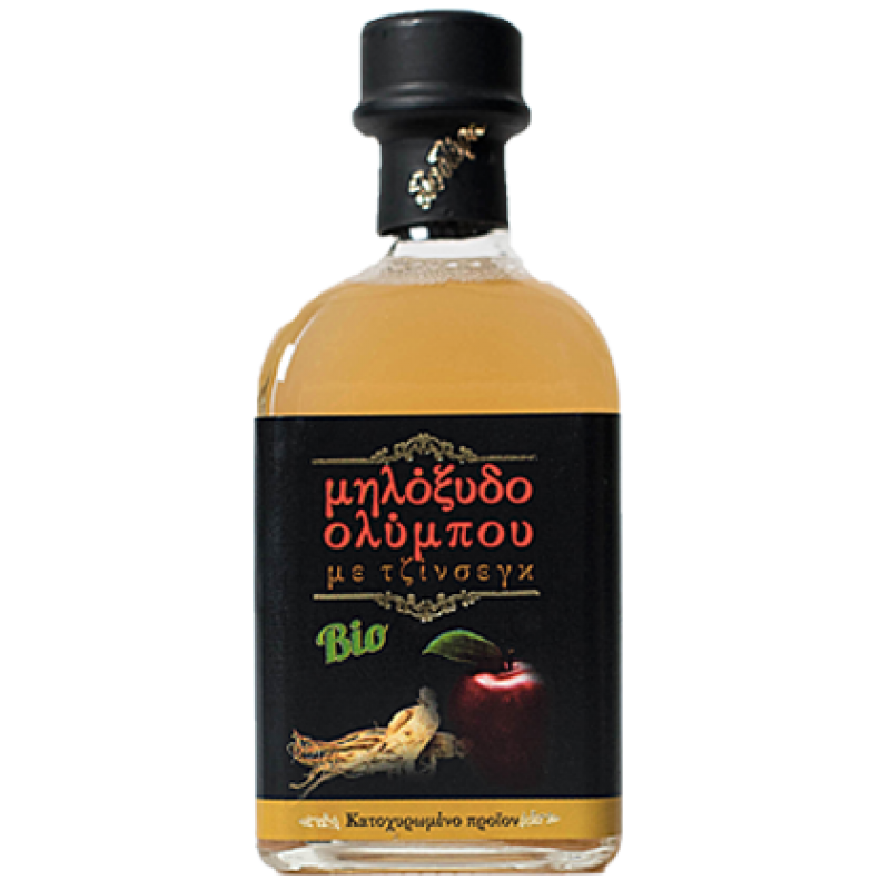 Βιολογικό Μηλόξυδο Ολύμπου με Τζίνσενγκ 250ml