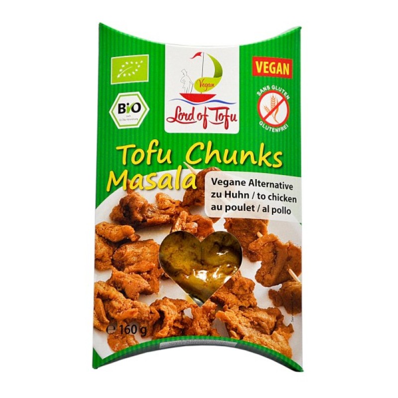 Βιολογικό τόφου κοτόπουλο μασάλα "LORD OF TOFU" 160gr Βιολογικό τόφου κοτόπουλο μασάλα "LORD OF TOFU" 160gr