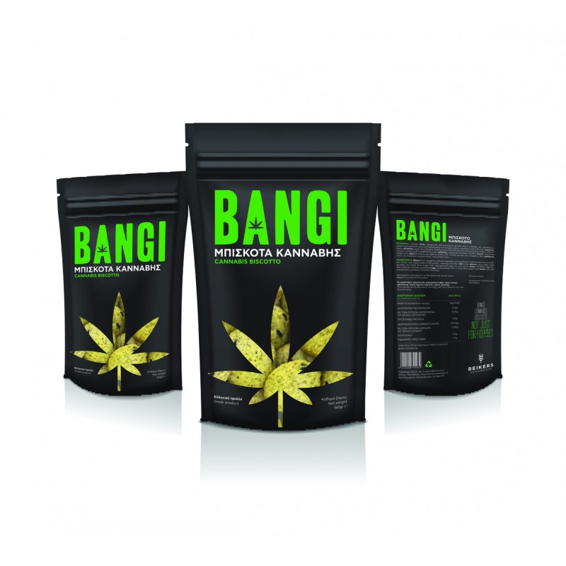 Χειροποίητα μπισκότα κάνναβης με κομμάτια σοκολάτας Bangi 160gr