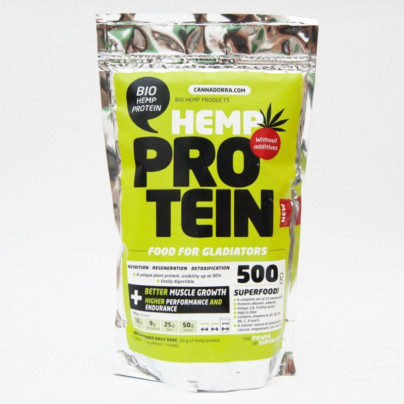 Πρωτεΐνη Κάνναβης (FOOD FOR GLADIATORS) 500gr Cannadorra