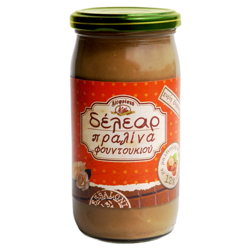 Πραλίνα Φουντουκιού Δέλεαρ Χωρίς Ζάχαρη 340gr