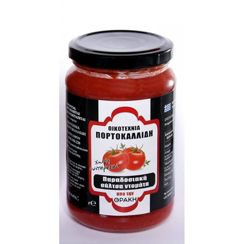 Παραδοσιακή σάλτσα ντομάτα ''ΠΟΡΤΟΚΑΛΛΙΔΗ'' 350gr