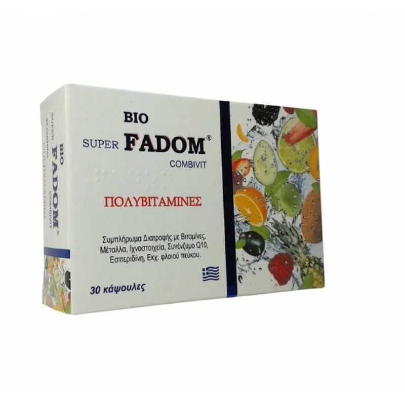 Πολυβιταμίνες - Bio Super Fadom Combivit Medichrom 30 κάψουλες