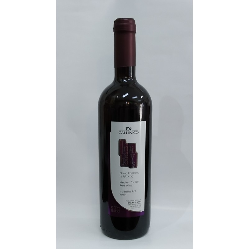 Οίνος Ερυθρός Ημίγλυκος "CALLiNICO" 750ml