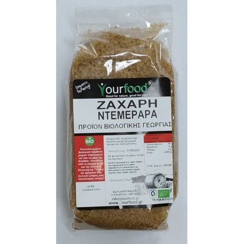 Βιολογική Ζάχαρη Ντεμεράρα 500gr