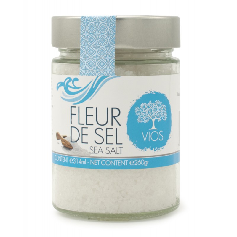Ανθός Αλατιού Fleur de Sel "VIOS" 280gr