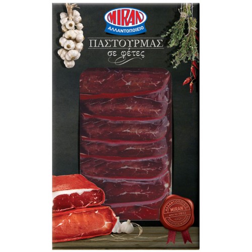 Παστουρμάς Μοσχαρίσιος σε φέτες "MIRAN" 90-110gr