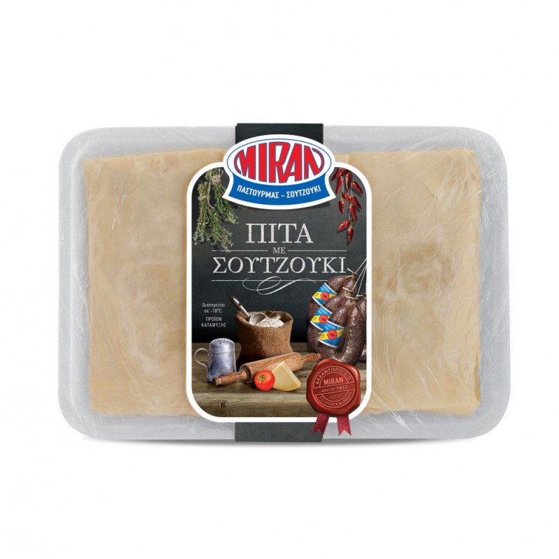 Πίτα με Σουτζούκι 3τμχ "MIRAN" 420gr