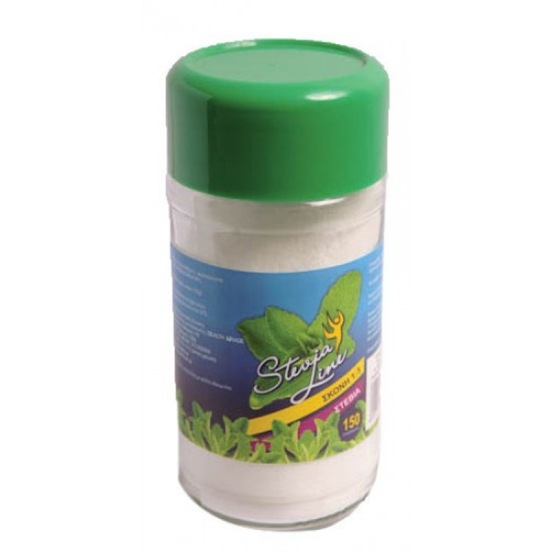 Γλυκαντικό Στέβια 1:3 σε Γυάλινο βάζο Stevioline 150gr