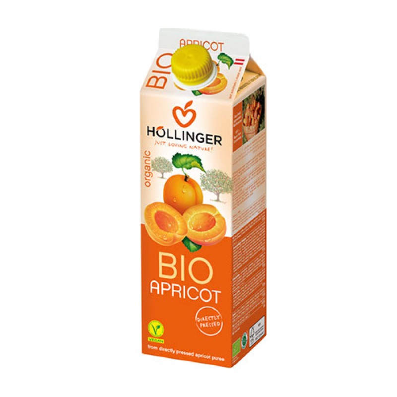 Βιολογικός Χυμός Βερίκοκου "Hollinger" 1Lt