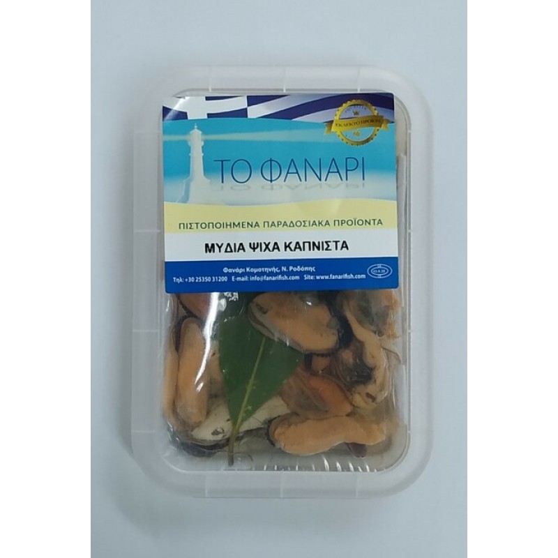 Μύδια ψίχα καπνιστά "ΤΟ ΦΑΝΆΡΙ" 150gr