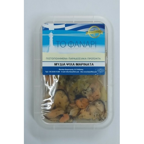 Μύδια ψίχα μαρινάτα "ΤΟ ΦΑΝΆΡΙ" 150gr