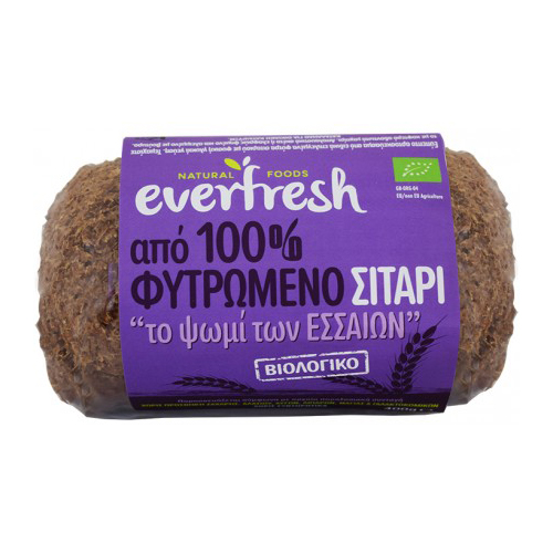 Βιολογικό ψωμί Εσσαίων από φυτρωμένο σιτάρι "everfresh" 400gr