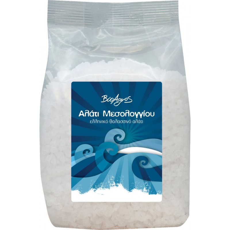 Βιολογικό Αλάτι Μεσολογγίου χονδρό "ΒιοΑγρός" 1kg