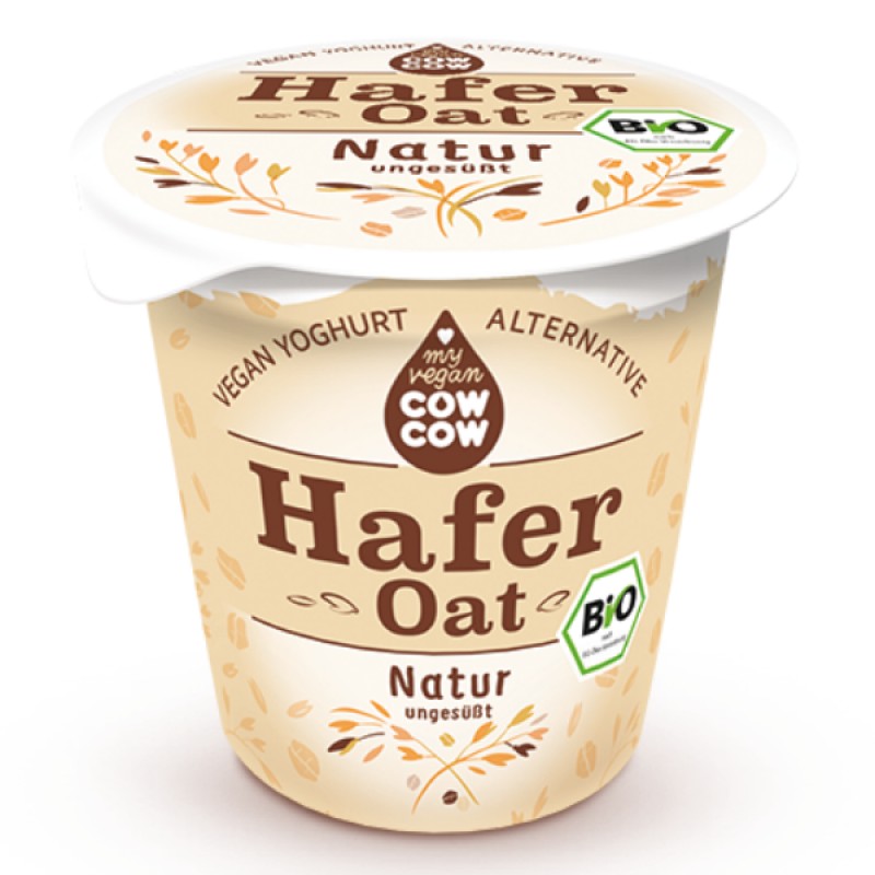 Βιολογικό επιδόρπιο βρώμης με γεύση καφέ VEGAN "Cow cow" 150gr