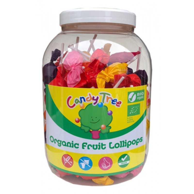 Βιολογικά γλειφιτζούρια fruit mix χωρίς γλουτένη & χωρίς ζάχαρη "Candy Tree" 10gr