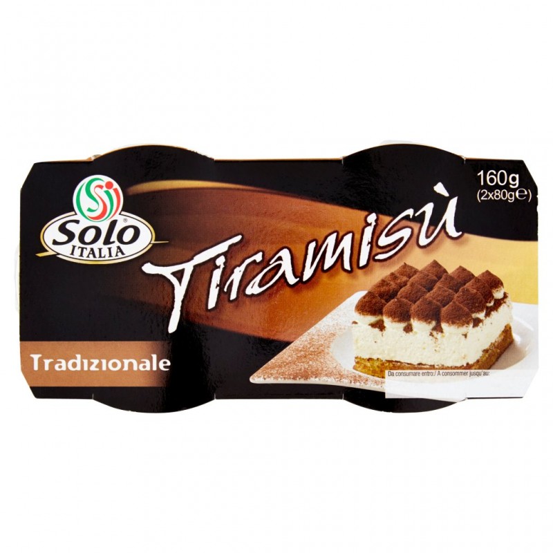 Γλυκό Τιραμισού Excellence Tradizionale "Solo Italia" 160gr