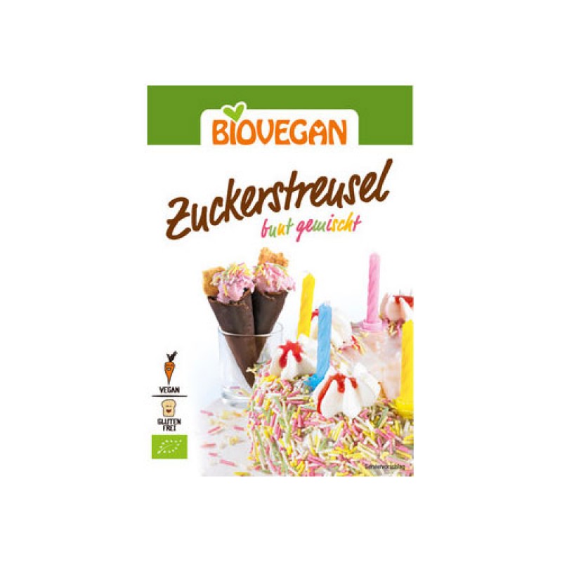 Βιολογική τρούφα πέρλες πολύχρωμη χωρίς γλουτένη "VioVegan" 35gr