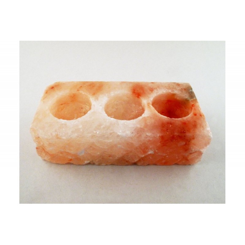 Κηροπήγιο Ορυκτού Αλατιού τριπλό 