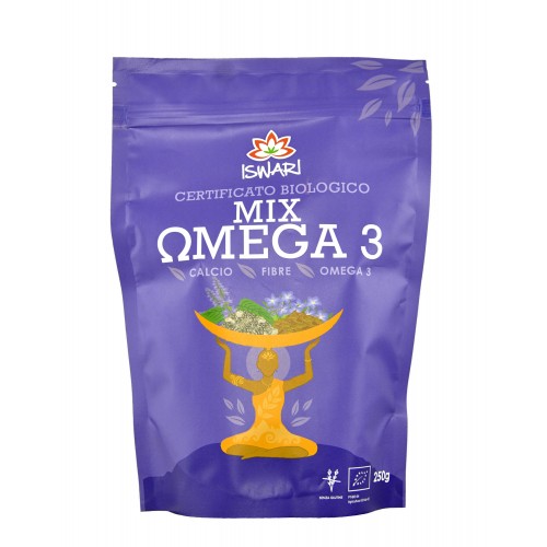 Βιολογικό μίγμα σπορων MIX OMEGA 3 χωρίς Γλουτένη "ISWARI" 250gr Βιολογικό μίγμα σπορων MIX OMEGA 3 χωρίς Γλουτένη "ISWARI" 250gr