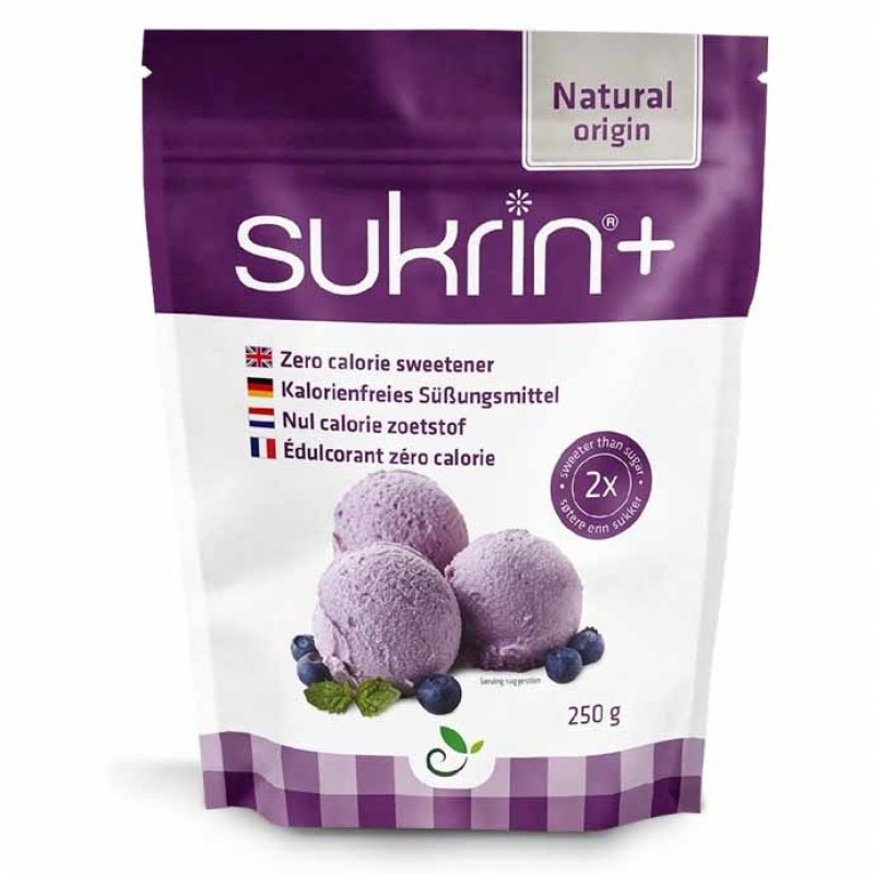 Φυσικό γλυκαντικό Sukrin χωρίς γλουτένη (0% θερμίδες χ2) 250gr