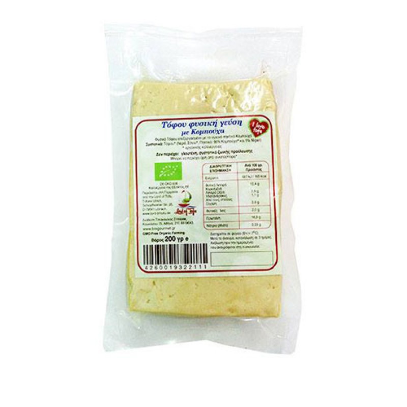 Βιολογικό Τόφου φυσικό "Lord of Tofu" 200gr