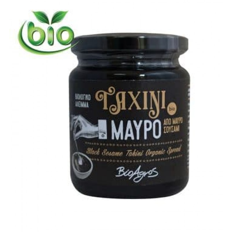 Βιολογικό ταχίνι μαύρο (από μαύρο σουσάμι) Βιοαγρός 250gr Βιολογικό ταχίνι μαύρο (από μαύρο σουσάμι) Βιοαγρός 250gr