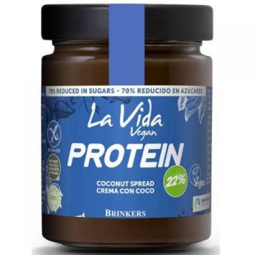 Βιολογικό επάλειμμα πρωτείνης σοκολάτα καρύδα χωρίς γλουτένη 270gr LA Vida 