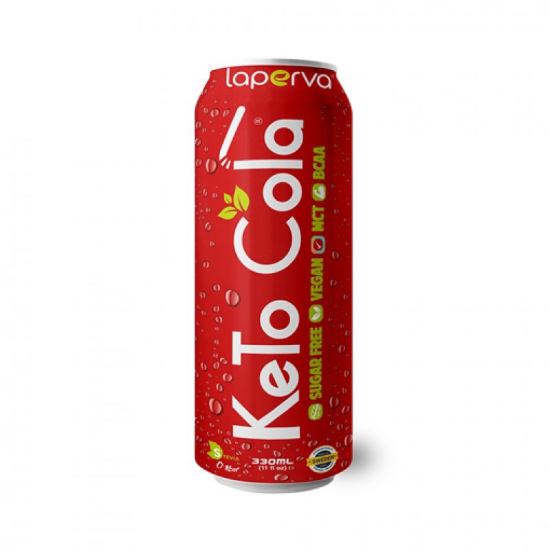 Βιολογικό Αναψυκτικό ΚΕΤΟ COLA χωρίς ζάχαρη χωρίς γλουτένη και χωρίς λακτόζη 330ml Laperva