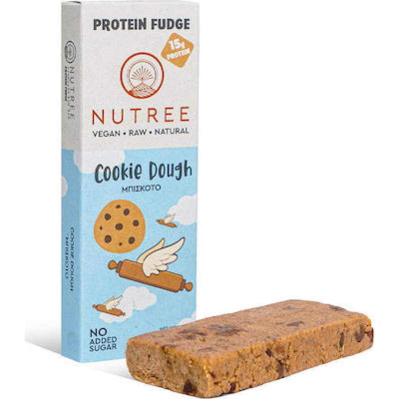 Μπάρα πρωτεΐνης Cookies dough vegan χωρίς ζάχαρη & χωρίς γλουτένη 50gr nutree