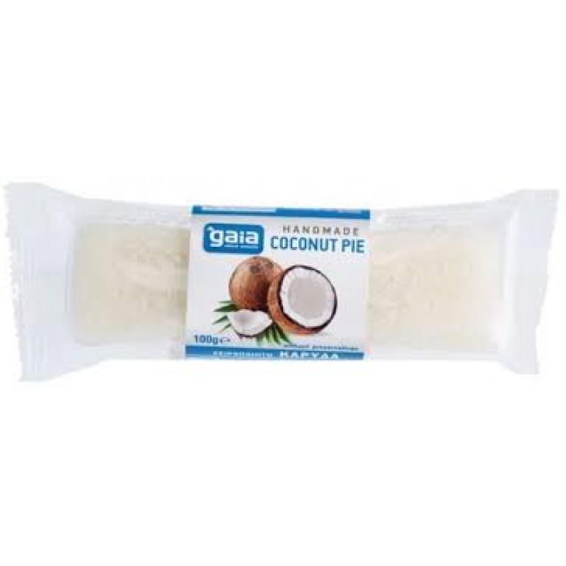 Χειροποίητη μπάρα Καρύδας Κέρκυρας (COCONUT PIE ) 100gr Gaia