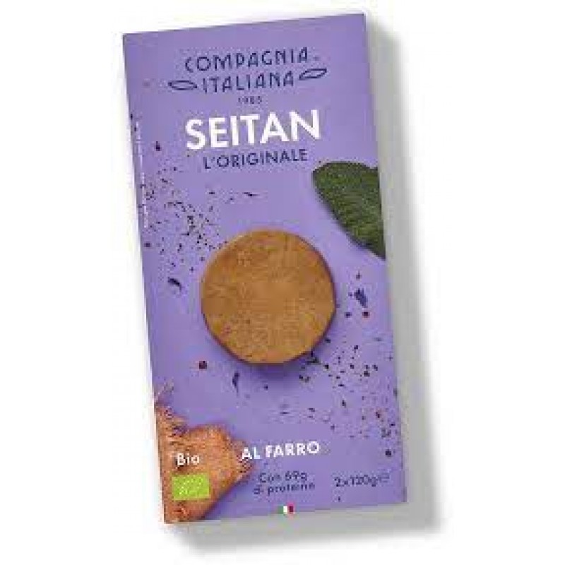Βιολογικό σειτάν φρέσκο 240gr compagnia italiana 