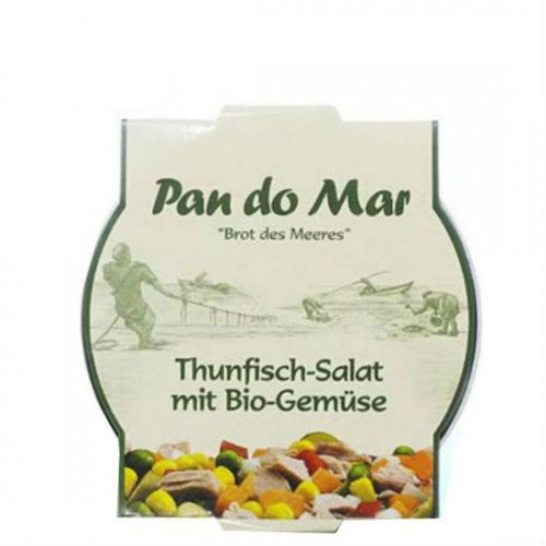 Βιολογική τονοσαλάτα λαχανικών 250gr pan do mar