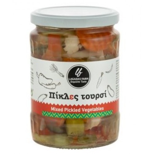 Πίκλες Τουρσί 580ml lagadas farm