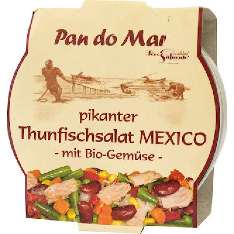 Βιολογική τονοσαλάτα μεξικάνικη 250gr pan do mar