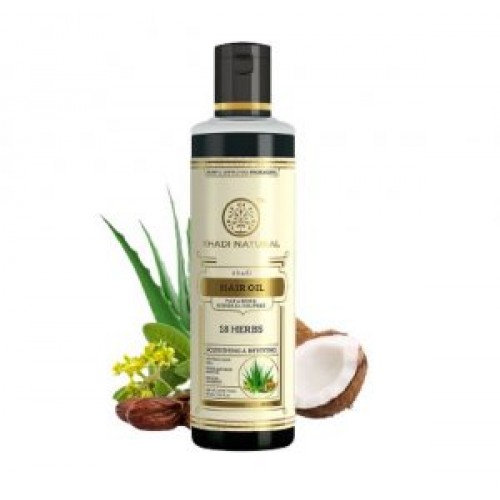 Βιολογικό Φυτικό ελιξίριο μαλλιών 18 βότανα 210ml Khadi Natural