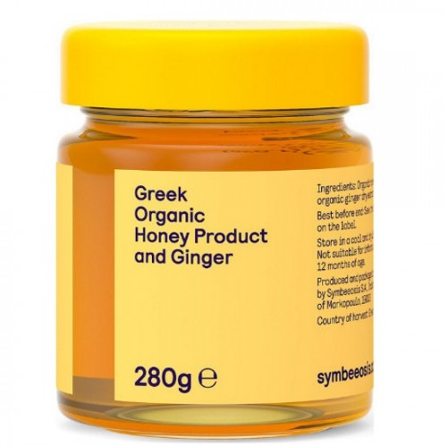 Βιολογικό μέλι με τζίντζερ 280gr SYMBEEOSIS 
