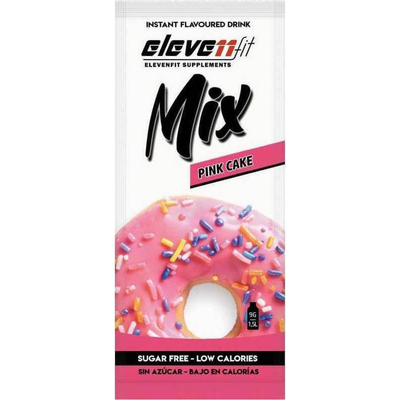 Eleven mix χυμός σκόνη PINK CAKE χωρίς ζάχαρη low calories keto friendly 9gr