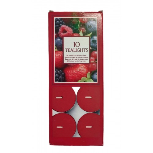 Αρωματικά ρεσώ με άρωμα μείγμα μούρων 10τμχ 105gr TEALIGHTS