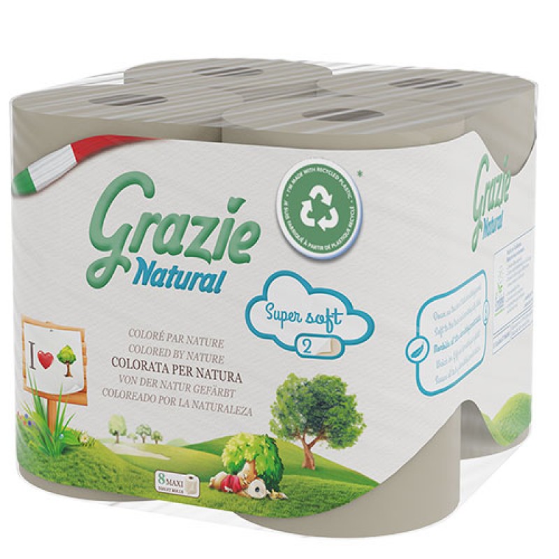 Χαρτί υγείας Οικολογικό 6αδα Grazie