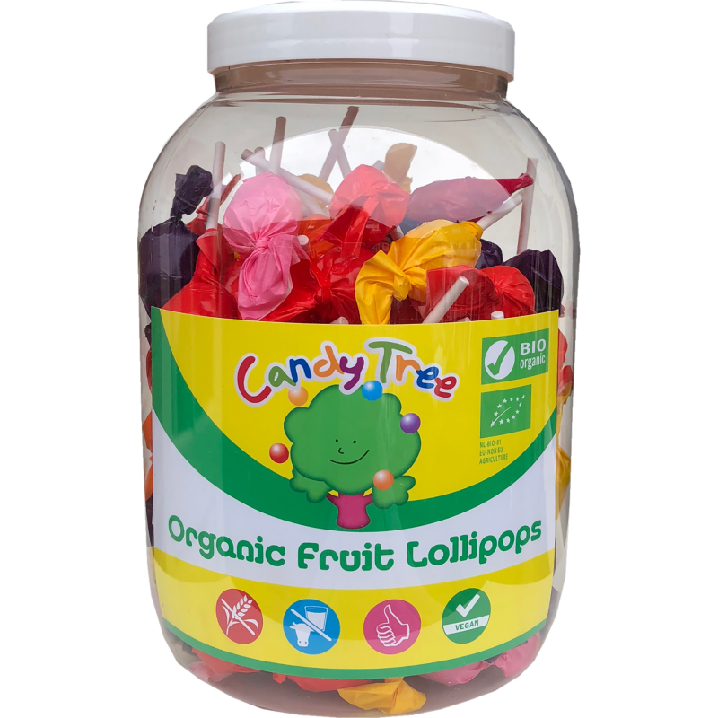 Βιολογικό γλυφιτζούρι lollipop vegan χωρίς ζάχαρη και χωρίς γλουτένη candy tree