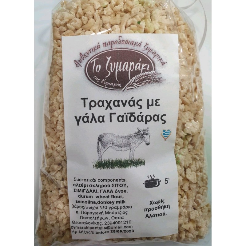 Τραχανάς παραδοσιακός με γάλα Γαιδάρας 350gr  "Ζυμαράκι"