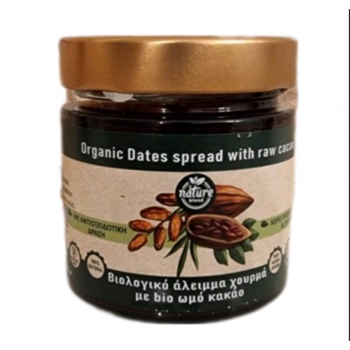 Βιολογικό άλειμμα Χουρμά με ωμό Κακάο Nature blend