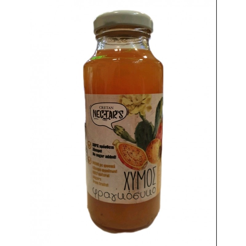 Χυμος Φραγκοσυκο Κρήτης χωρίς ζάχαρη Cretan Nectar 250gr Χυμος Φραγκοσυκο Κρήτης χωρίς ζάχαρη Cretan Nectar 250gr
