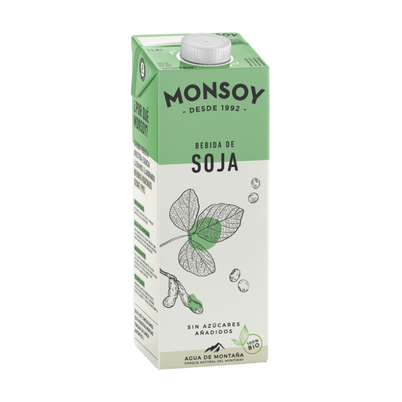 Βιολογικό ρόφημα σόγιας 1L MONSOY