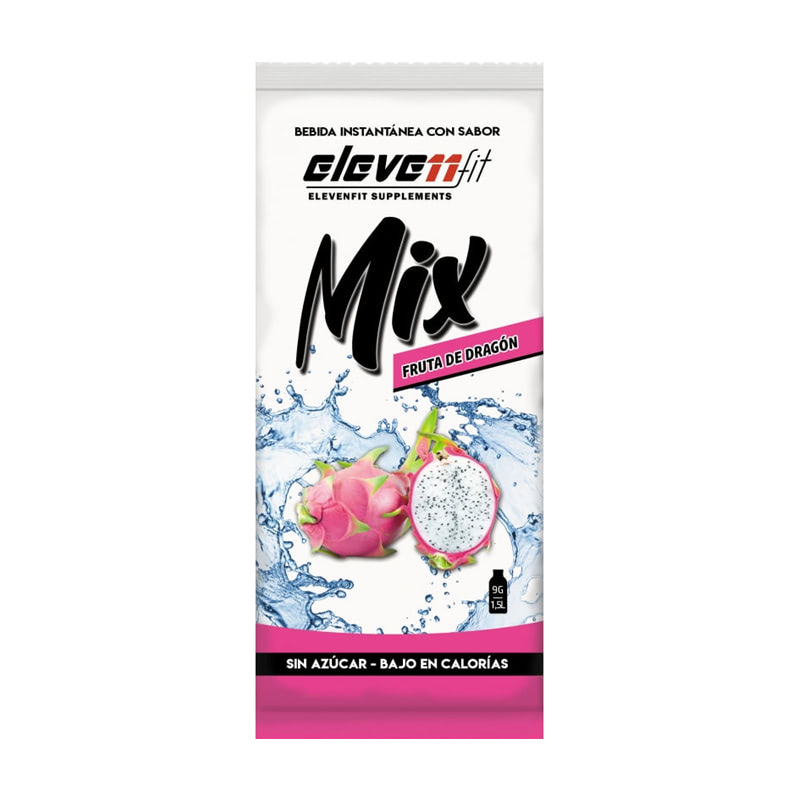 Eleven mix χυμός σκόνη ΦΡΟΥΤΑ ΤΟΥ ΔΡΑΚΟΥ χωρίς ζάχαρη low calories keto friendly 9gr