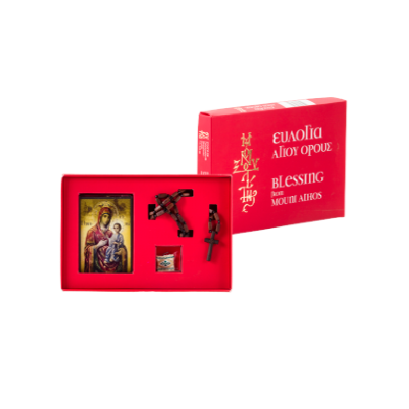 Ενθύμιο κόκκινο ''ΕΥΛΟΓΙΑ ΑΓΙΟΥ ΟΡΟΥΣ''