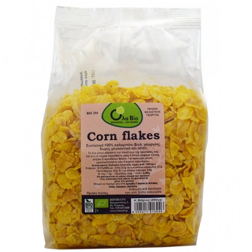 Βιολογικά κόρνφλεικς CORN FLAKES 250gr Ola Bio Βιολογικά κόρνφλεικς CORN FLAKES 250gr Ola Bio