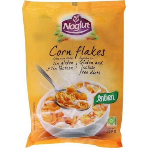Βιολογικά κορνφλέικς corn flakes χωρίς γλουτένη 250gr SANTIVERI Βιολογικά κορνφλέικς corn flakes χωρίς γλουτένη 250gr SANTIVERI